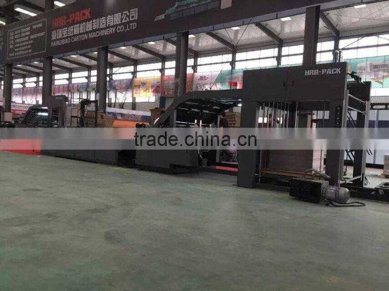 High speed fully automatic flute lamianting machine for corrugated box making