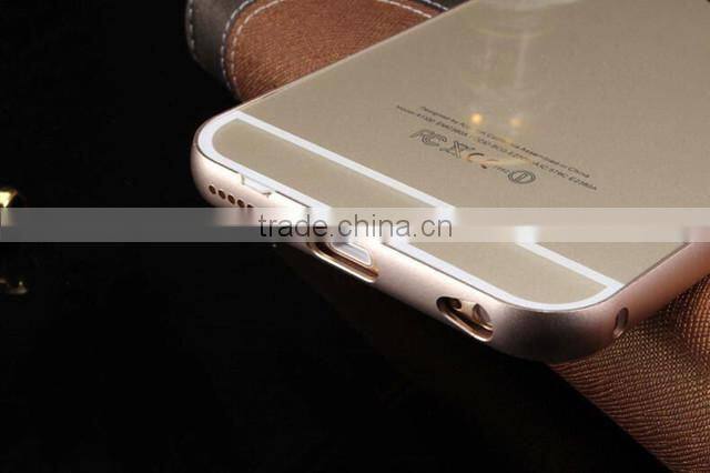 2015 Mobile Phone New Products For iPhone6 Case Metal PC Cover 2 in 1 Back Cases