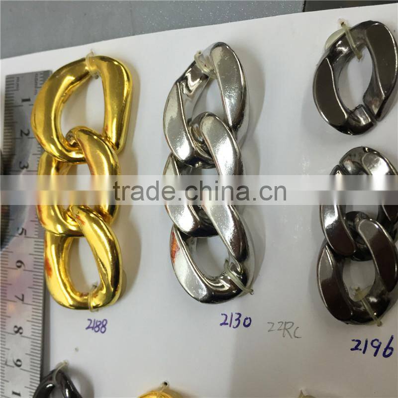 Plastic chain,jewelry accessories,popular bag accessories