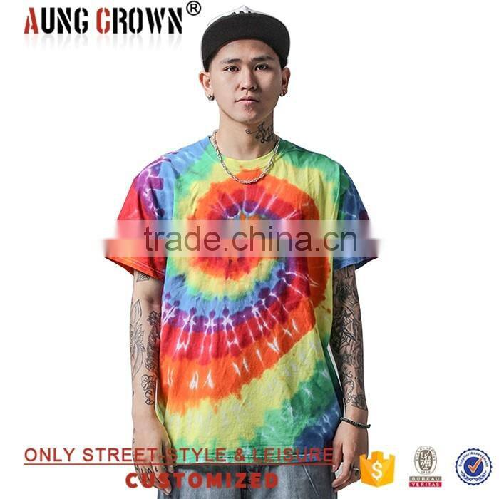OEM Fashion Colorful Design T Shirt Short-Sleeved Custom