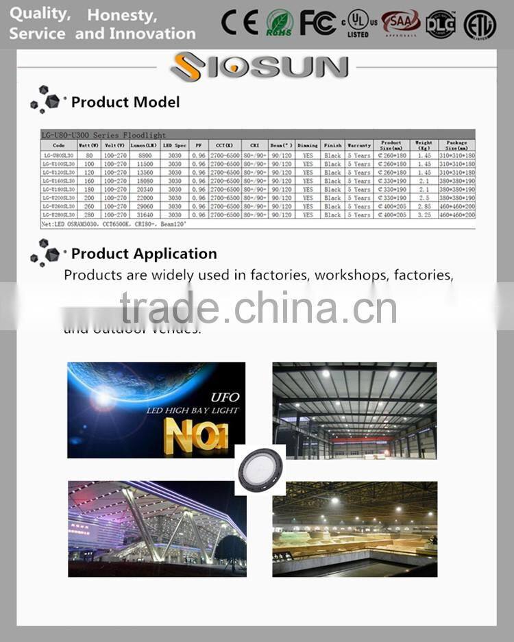 2016 hot selling new shell 200w led cylinder high bay light