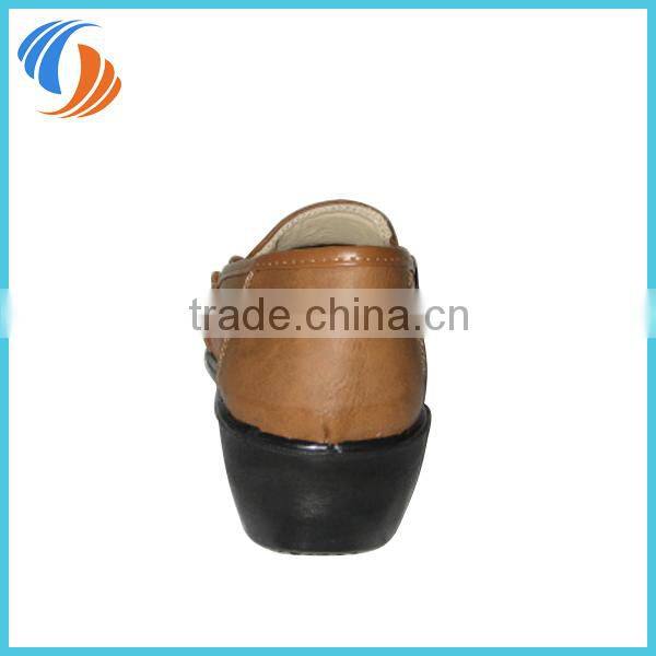 Women Tan Casual Shoes PU Leather Shoes