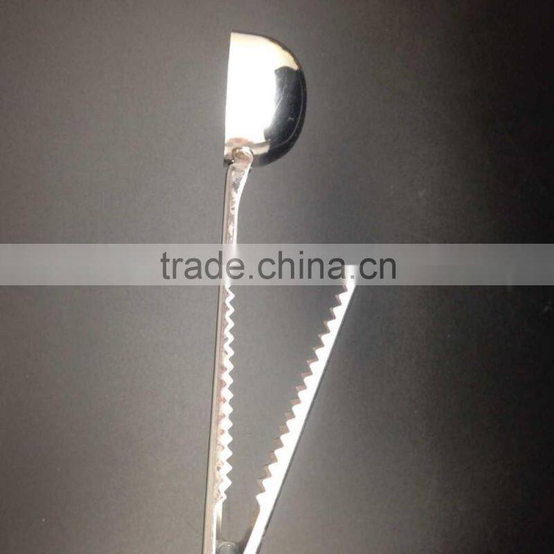 201/304 stainless steel coffee scoop with clip