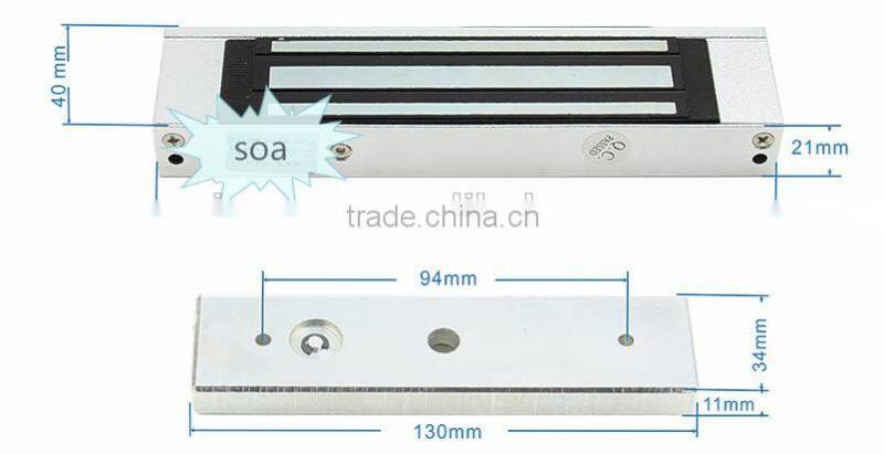 180KG 350lbs magnetic lock with signal output for sliding door
