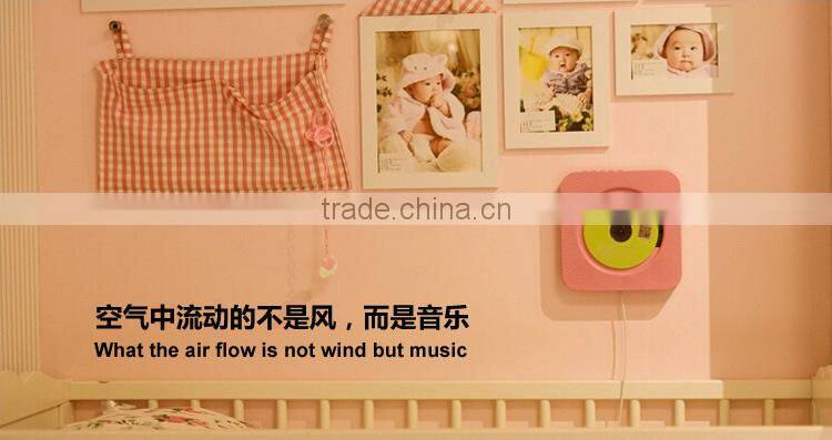 shenzhen hot selling portable wall-mounted bluetooth CD mp3 player with FM/USB/AUX