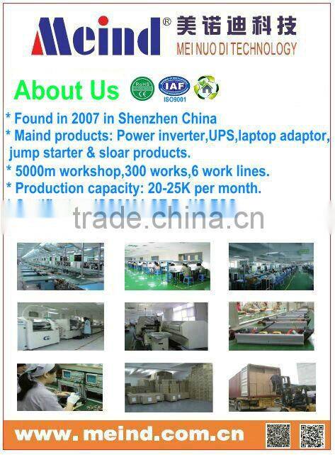 universal car and home adapter for laptop 100W 120W with LCD display