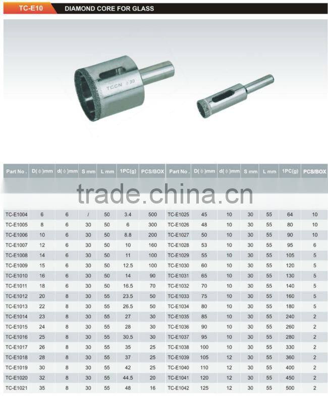 TIANCHENG 4Pcs 18mm Diamond Core Drill For Drilling Marble,Glass Packing In A Plastic Box