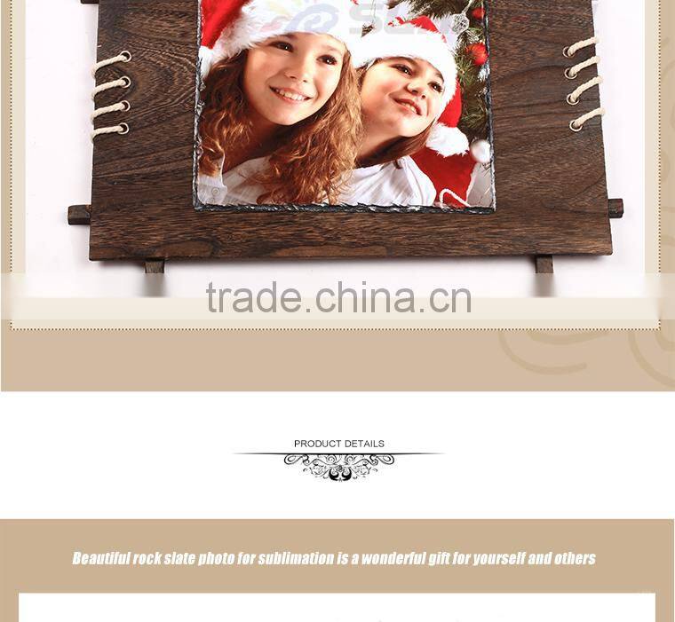 Sublimation rock photo slate/sublimation photo rock whole sale