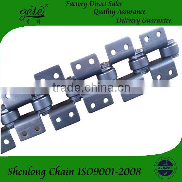 double pitch conveyor chain C2082H with K2 attachments one side