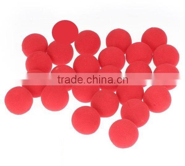 Sponge foam clown nose for circus clown
