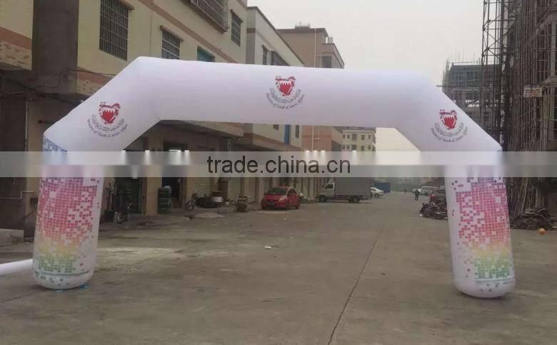 colorfull PVC arch,Rainbow arch, customized logo printing inflatable PVC arach, cheap and high quality arch