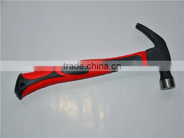 High Quality Claw Hammer (rubber &wooden handle) hand tools garden hammer