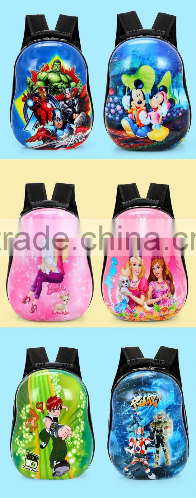 Fashion leisure kids backpack school bags colourful cute school bags for kids school backpack