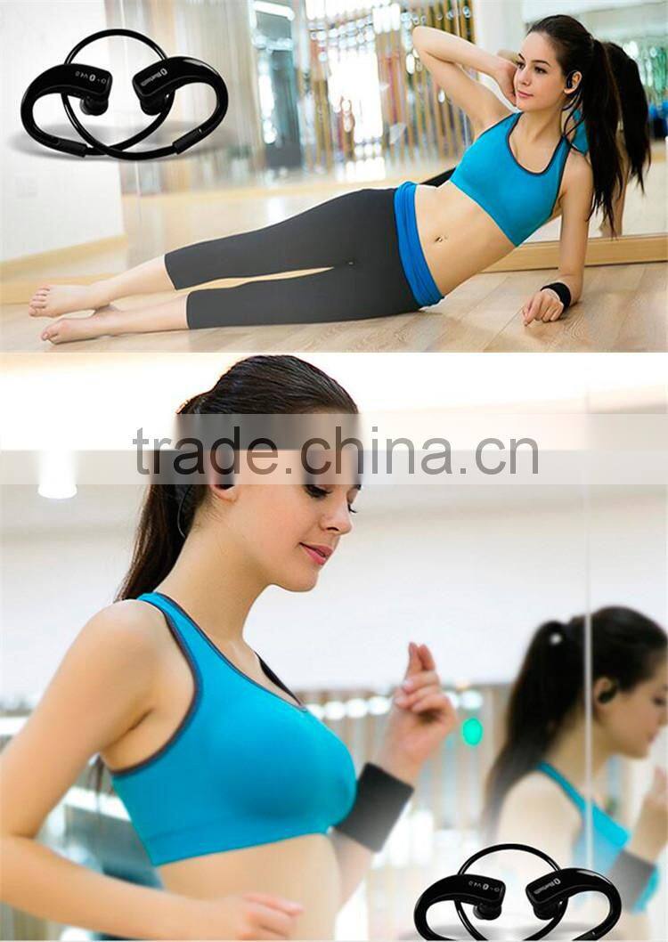 SM808 Bluetooth V4.0 Earphone HIFI In Ear Earbud Headphones Wireless Sports Stereo Bluetooth Headset High Definition Sweatproof