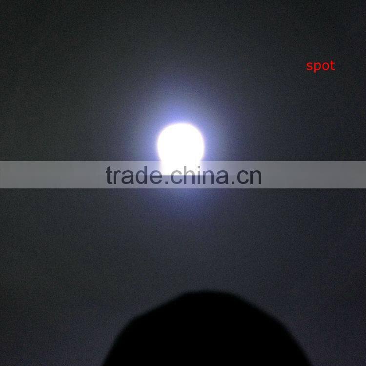 1W powerful led Zoom adjustable flashlight powered by 3AA batteries