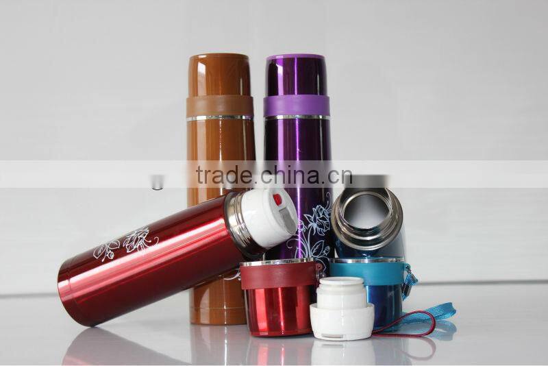 sale fashion double wall second stainless steel sport water bottle