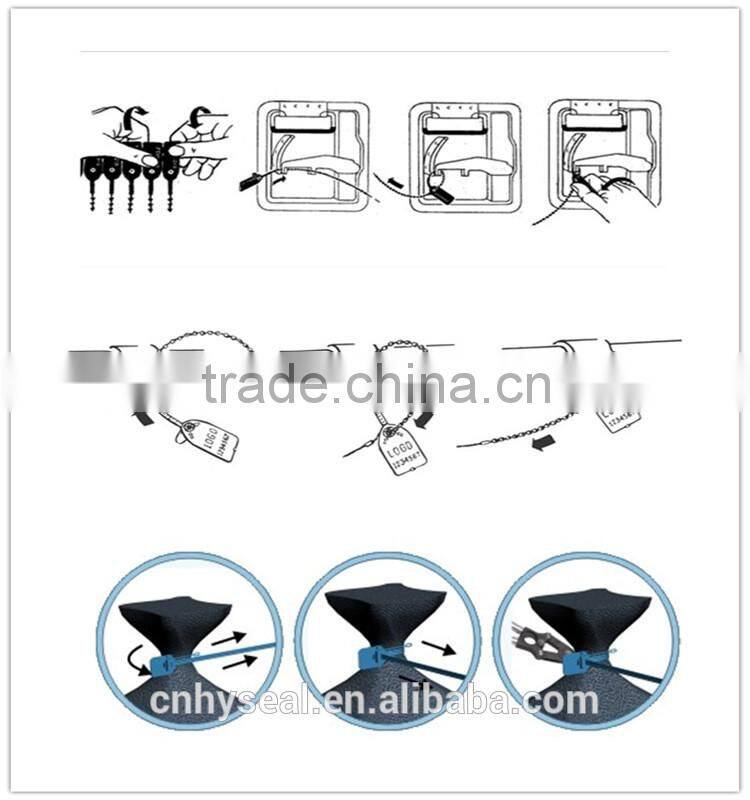 CH311 Pull tight plastic bag security seal