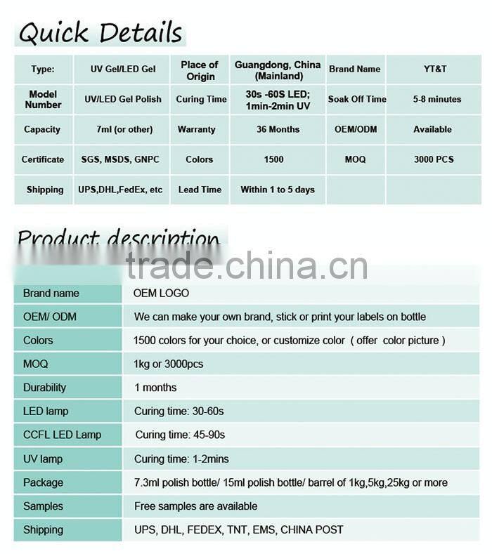 Top Manufacturer Nail Art Soak Off Color Natural Organic Nail Polish