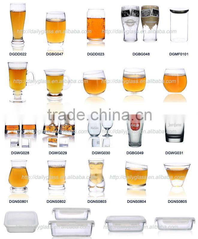 fashion glass jars for cosmetics