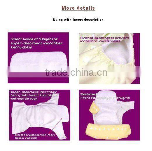 Wholesale Alva Baby Cloth Nappy Covers One Size Pocket Diaper