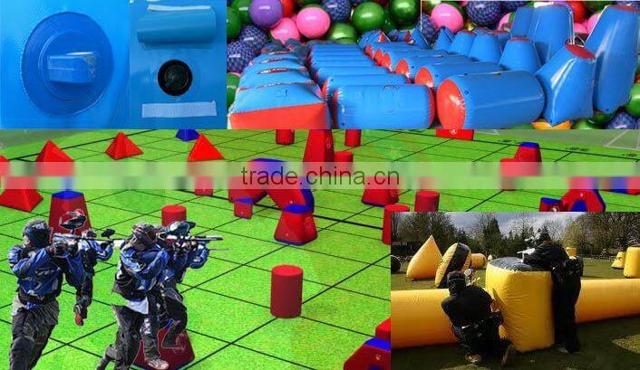 Air ball bunkers shooting target, race field inflatable paintball bunkers