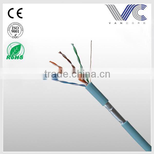 Frankever hot selling FTP CAT5E lan cable with ground wire