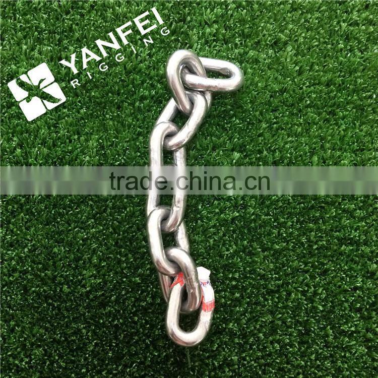 OEM Factory Price Galvanized Stainless steel link chain