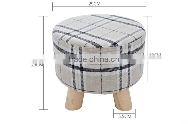 Hot sale Creative Wood round Footstool Y334