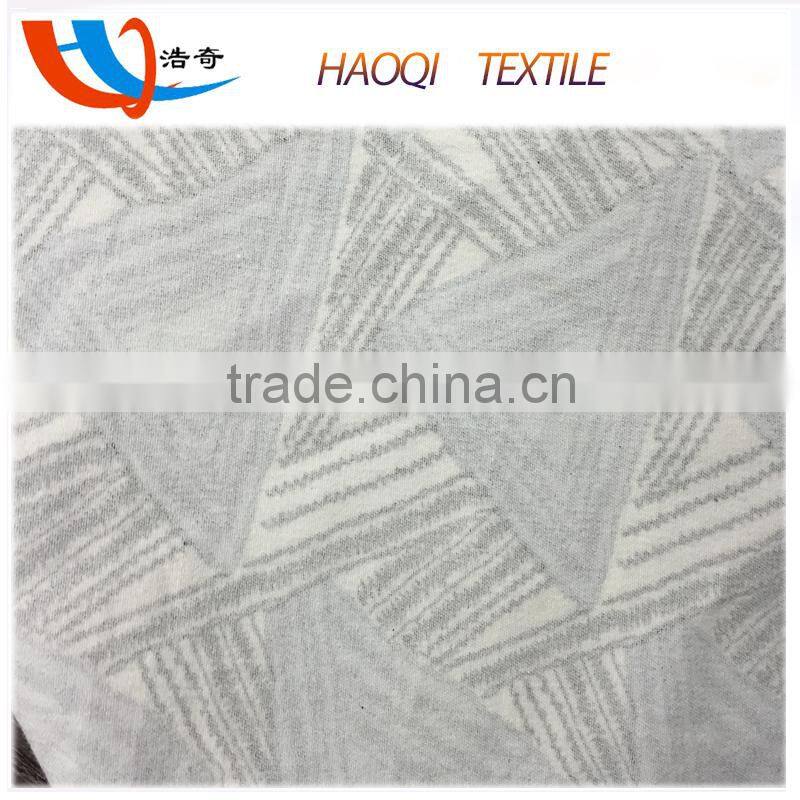 geometry pattern custom printed spun cotton rayon fabric for women fashion dress