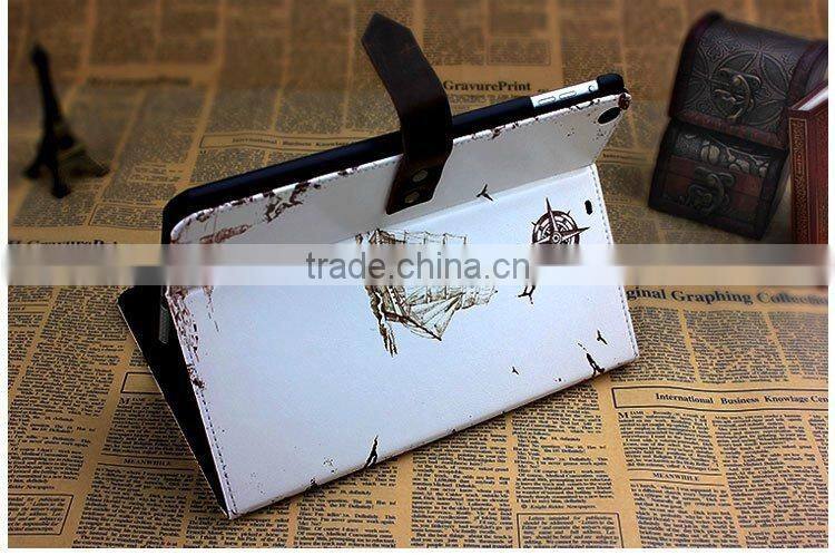unique design for ipad air case ,British style book style case