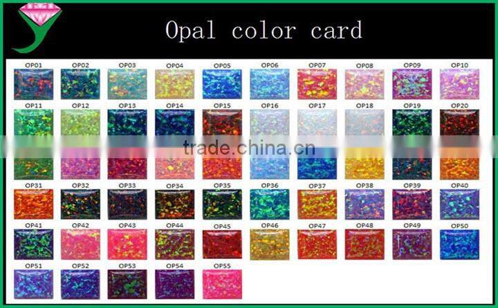 925 silver chains OP36 blue green synthetic opal gems opal boy shape pendants