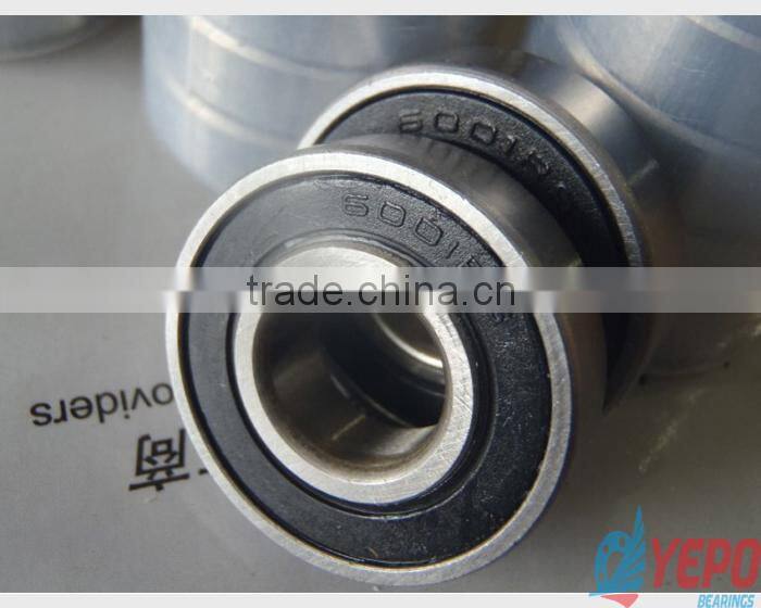 High performance and low price 6001zz/2rs deep groove ball bearings skateboard bearings trundle bearings pulley bearings