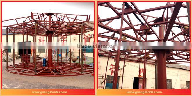 Joyful! luxury outdoor kids fairground carousel ride for sale