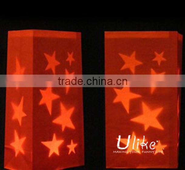 paper bag for candle New design luminaria candle bag