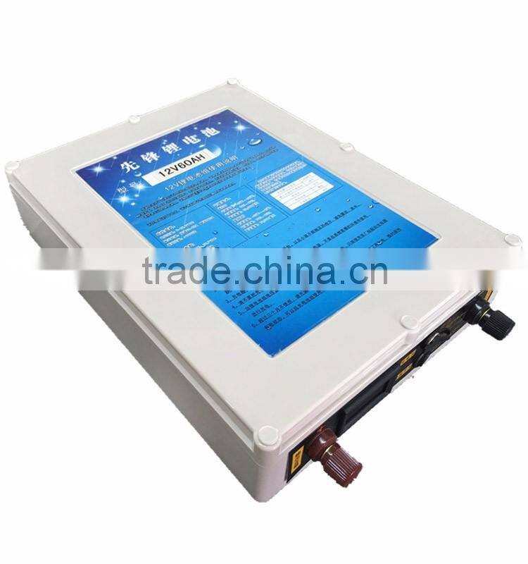 DC 12V 40AH/60AH Lithium ion Battery Pack Recharger Storage Battery For Car E-bike