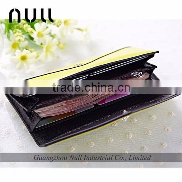 Hand phone holders woman genuine leahter cheque book holder wallet