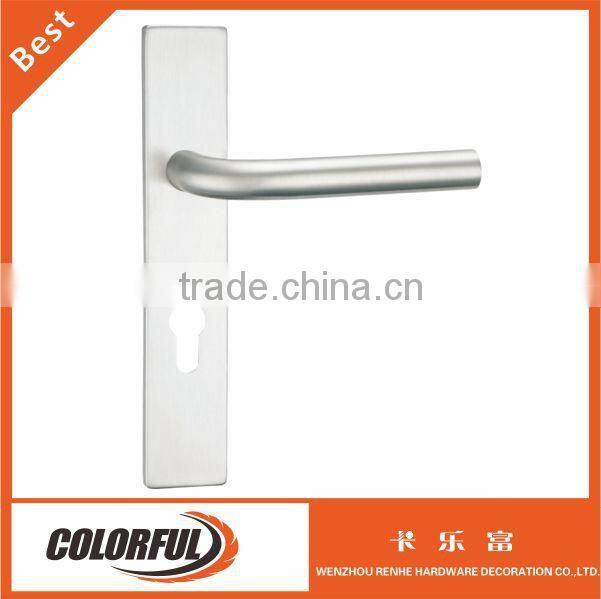 door handles on plate exit door