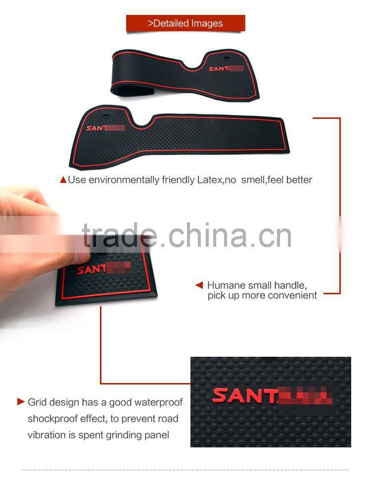 Car interior decoration car dashboard mat for Volkswagen Santana 2013-2015 9pcs/set
