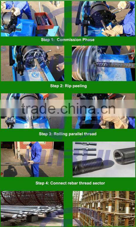 Ronen HRB500 Rebar Rib-stripping and Thread Rolling Machine