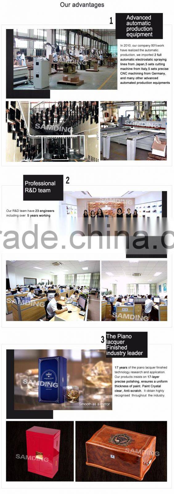 Wholesale custom new product packaging wooden wine boxes for wine sale