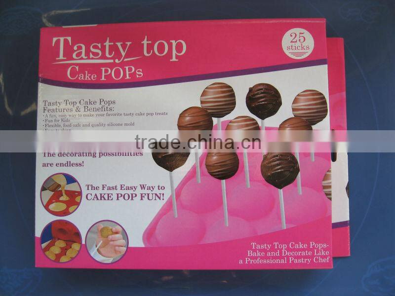 silicone lollipop mould silicone cake pops