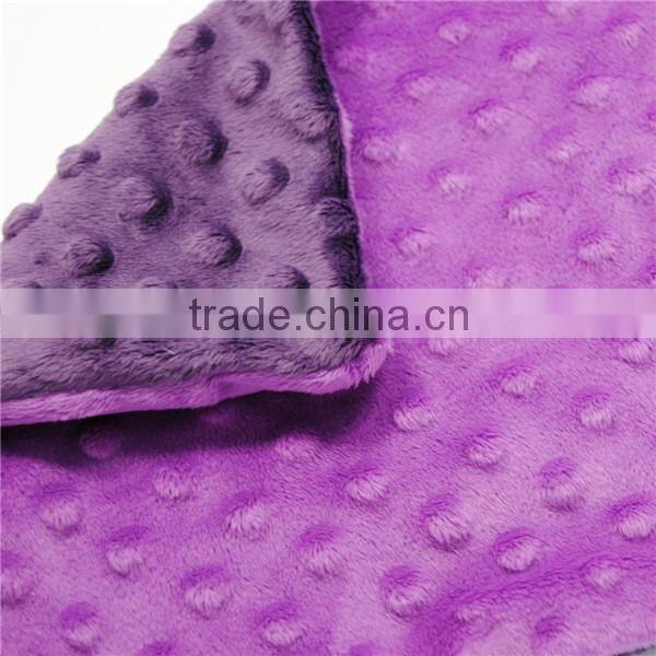 Super Soft Touch World Class Breathable Luxurious Soft Minky Dot Purple Pillow Case