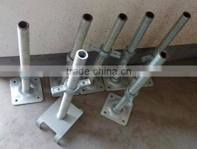Solid Adjustable Screw Jack Base Plate for Ringlock Scaffolding