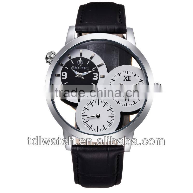 9274 Fashion design brand watches double face watch