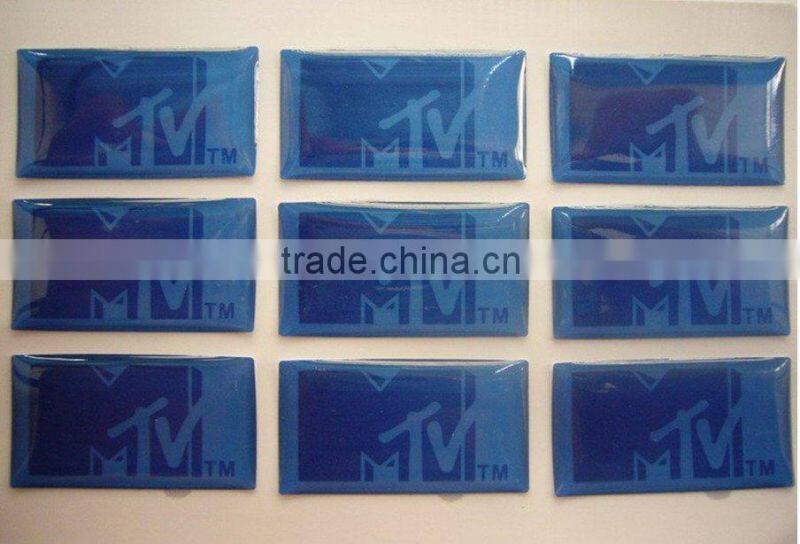 adhesive crystal epoxy sticker