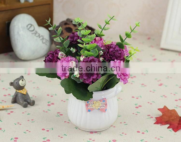 Wedding wholesale hydrangea artificial silk flowers