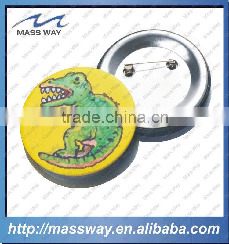 custom giveaway gifts funny smiley face tin button pin