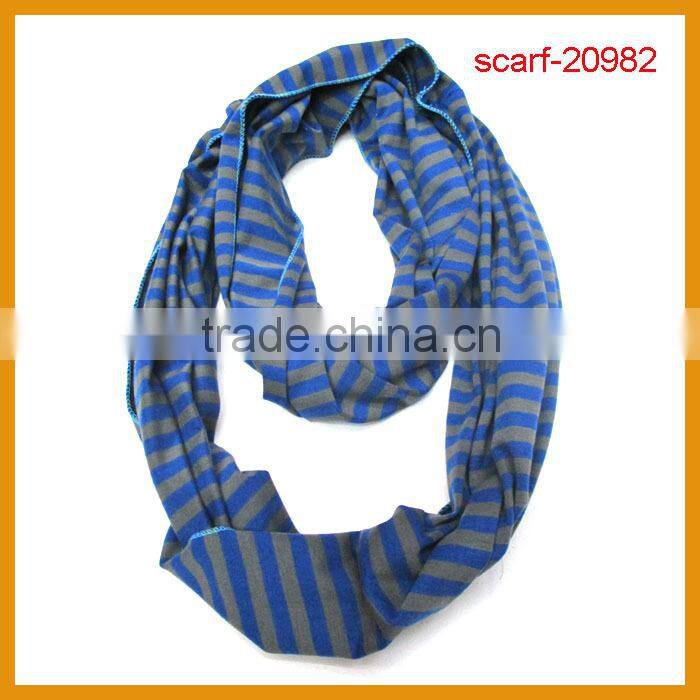 In stock single jersey Loop chevron scarf