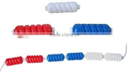 Water sport swim competition equipment have red, green, blue white color 20cm lane ropes for swimming pools