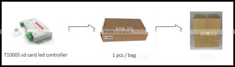 t-1000s sd card led pixel controller for ws2812b apa102 matrix ucs1903